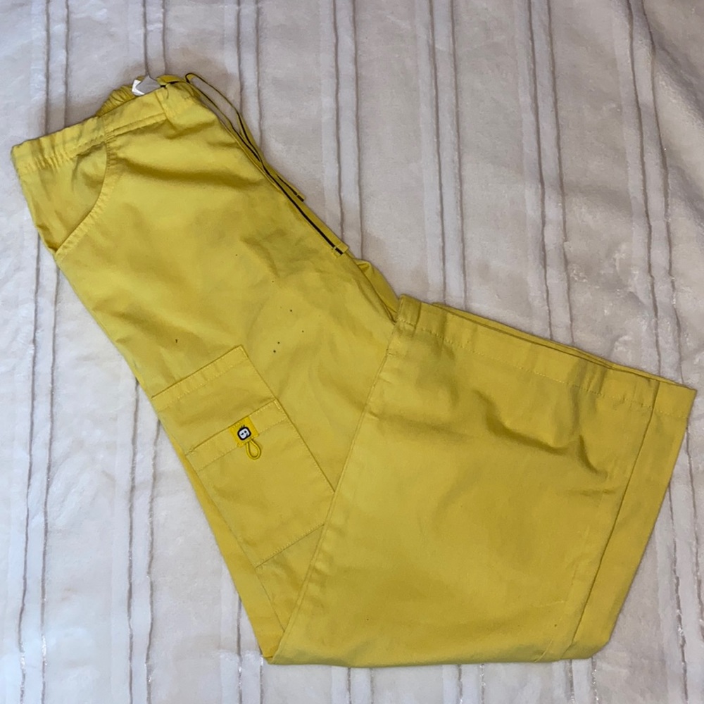 XXSP Yellow WonderWink scrub pants